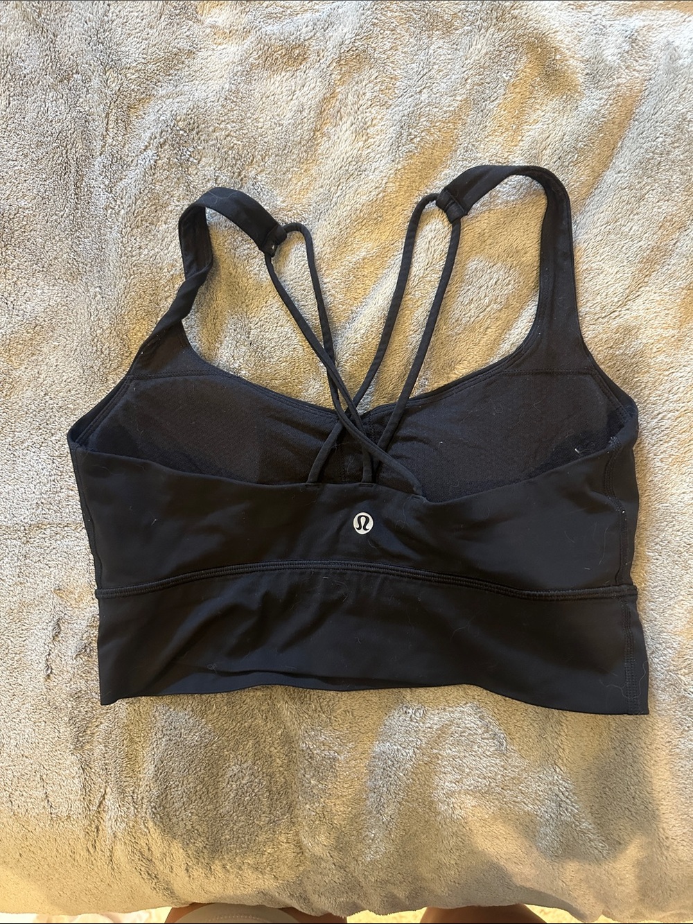 lululemon athletica Black Strappy Sports Bra